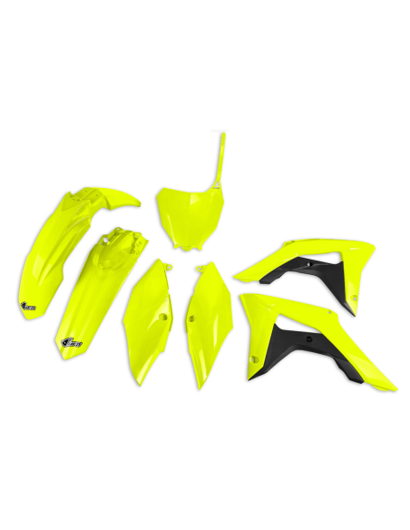 Kit plastiques - Néon Jaune - UFO Honda 250 CRF-R 2018-2021