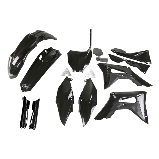 Kit plastiques complet - Noir - UFO Honda 250 CRF-R 2018-2021