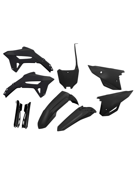 Kit plastiques complet - Noir - UFO Honda 450 CRF-R 2021-2024 et 250 CRF-R 2022-2024