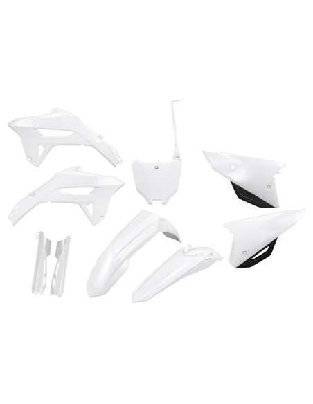 Kit plastiques complet - Blanc - UFO Honda 450 CRF-R 2021-2024 et 250 CRF-R 2022-2024
