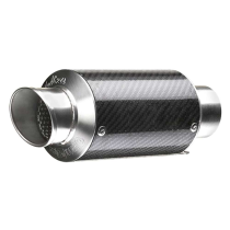 Silencieux LEOVINCE GP CORSA Universels Diamètre 54 mm Uniquement pour motos jusqu'à 500cc Short embout pipette Carbone