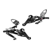 Commandes reculées BONAMICI RACING - Sélection classique ou inversée - APRILIA RS 660 2020-