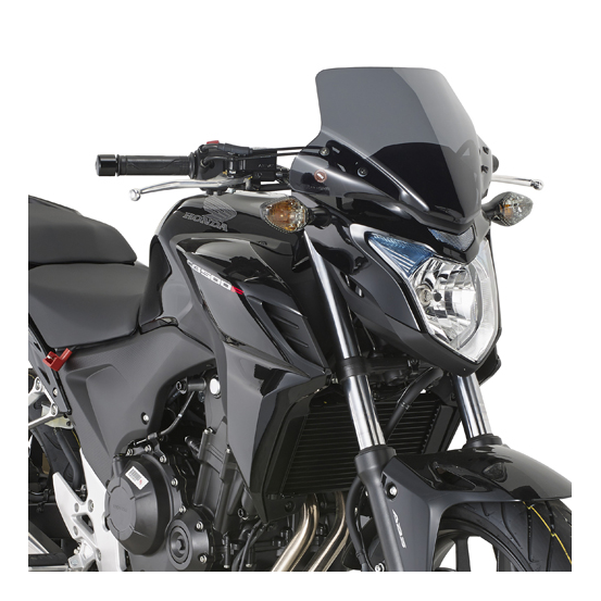 Bulle Givi A1126 Honda CB 500 F 2013-2015 - Fumé