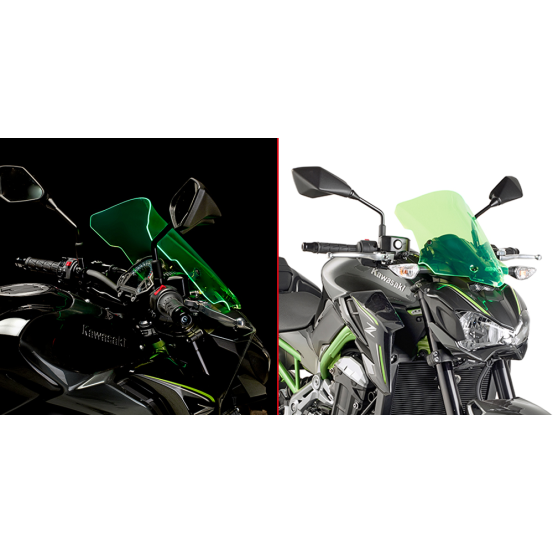 Bulle Givi Lime Kawasaki Z 900 2017 - 2018 - Vert clair