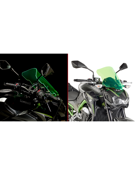 Bulle Givi Lime Kawasaki Z 900 2017 - 2018 - Vert clair