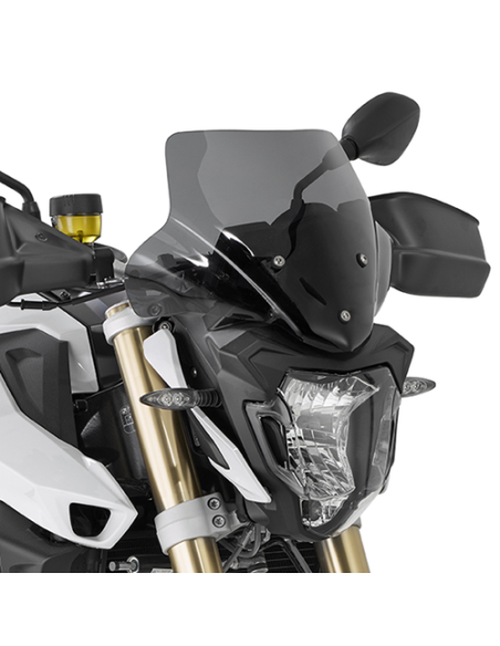 Bulle Givi A5118 BMW F 800 R 2015-2019 - Fumé