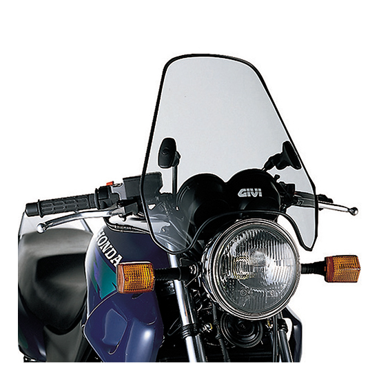 Bulle universelle Givi A604 2 points de fixation - Fumé