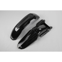Kit Gardes boues Avant + Arrière - Noir - UFO Husqvarna TC FC 2008-2013