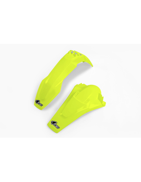 Kit Gardes boues Avant + Arrière - Néon Jaune - UFO Husqvarna TC FC 2016-2018