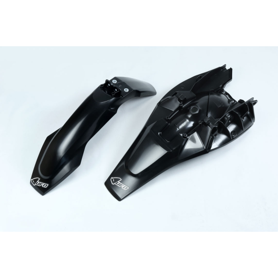Kit Gardes boues Avant + Arrière - Noir - UFO Husqvarna 85 TC 2018-2024