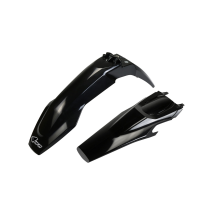Kit Gardes boues Avant + Arrière - Noir - UFO Husqvarna TE FE 2020-2022