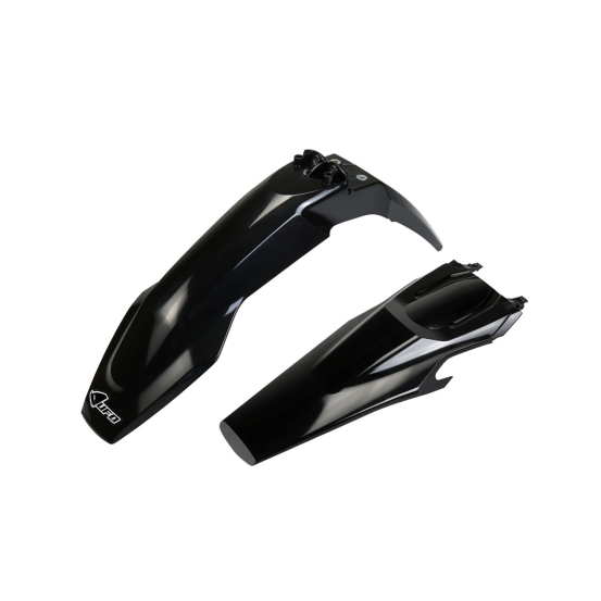 Kit Gardes boues Avant + Arrière - Noir - UFO Husqvarna TE FE 2020-2022
