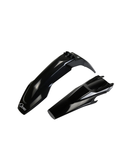 Kit Gardes boues Avant + Arrière - Noir - UFO Husqvarna TE FE 2020-2022