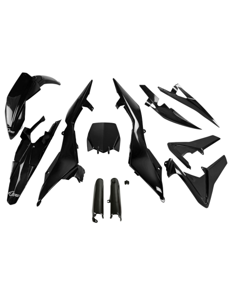 Kit plastiques complet - Noir - UFO Husqvarna 449 TC 2011-2013
