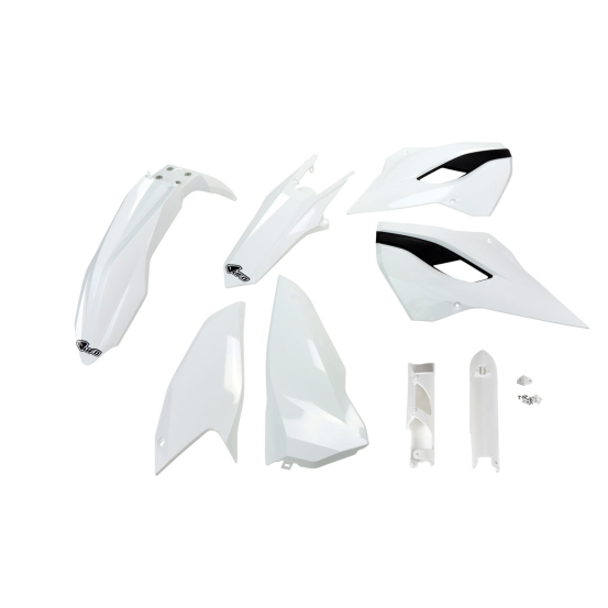 Kit plastiques complet - Blanc - UFO Husqvarna TE FE 2014