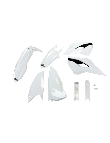 Kit plastiques complet - Blanc - UFO Husqvarna TE FE 2014
