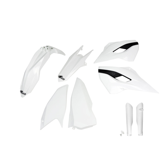 Kit plastiques complet - Blanc - UFO Husqvarna TE FE 2015-2016