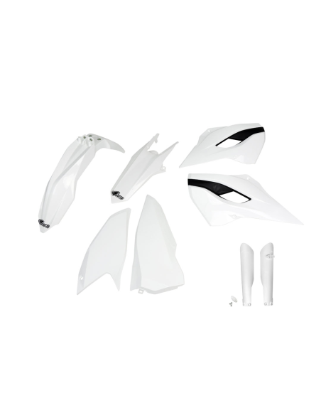Kit plastiques complet - Blanc - UFO Husqvarna TE FE 2015-2016