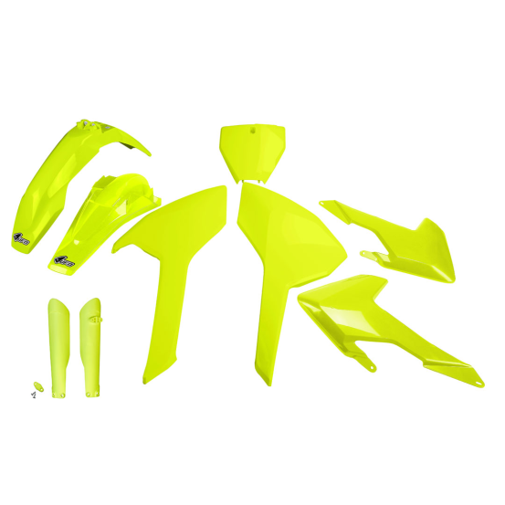 Kit plastiques complet - Néon Jaune - UFO Husqvarna TC FC 2016-2018