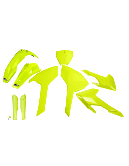 Kit plastiques complet - Néon Jaune - UFO Husqvarna TC FC 2016-2018