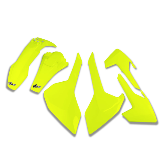 Kit plastiques - Néon Jaune - UFO Husqvarna TE FE 2017-2019
