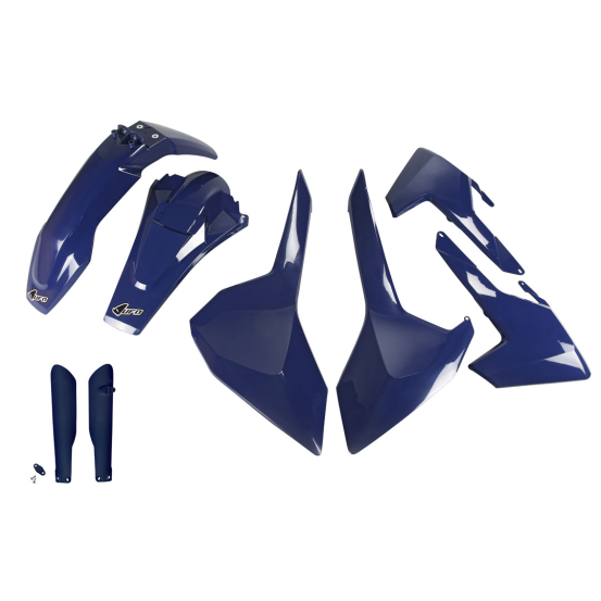 Kit plastiques complet - Bleu - UFO Husqvarna TE FE 2017-2019