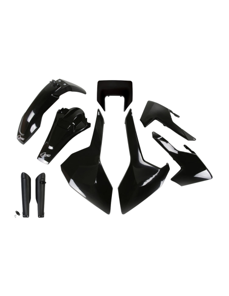 Kit plastiques complet - Noir - UFO Husqvarna TE FE 2017-2019
