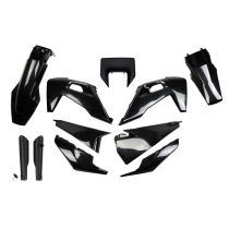 Kit plastiques complet - Noir - UFO Husqvarna TE FE 2020-2022