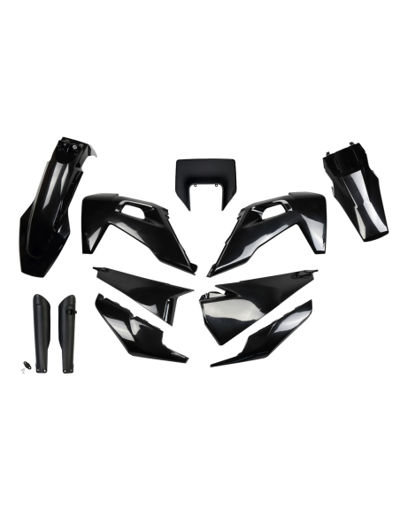 Kit plastiques complet - Noir - UFO Husqvarna TE FE 2020-2022