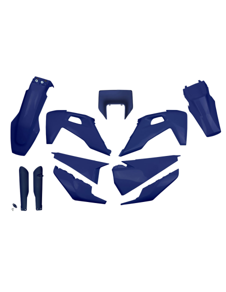 Kit plastiques complet - Bleu - UFO Husqvarna TE FE 2020-2022