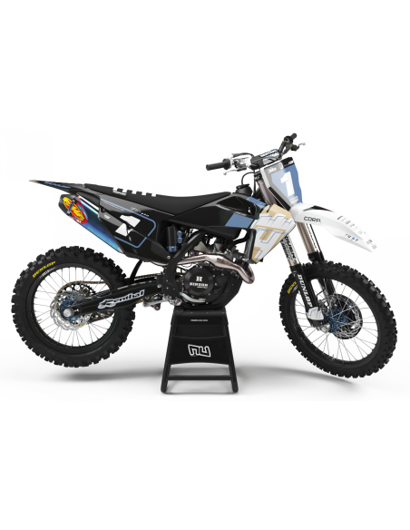 Kit Déco Rider Unik Husqvarna RAK BLUE HUSQVARNA 250 TE 2014