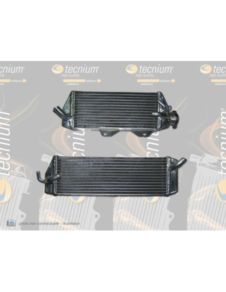 Radiateur TECNIUM pour HUSABERG et KTM SX et EXC 2010-2014 Droit