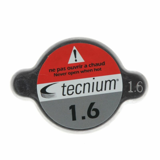 Bouchon de radiateur TECNIUM 1.6 bar pour montage japonais Honda/Kawasaki/Suzuki/Yamaha/Sherco/Beta