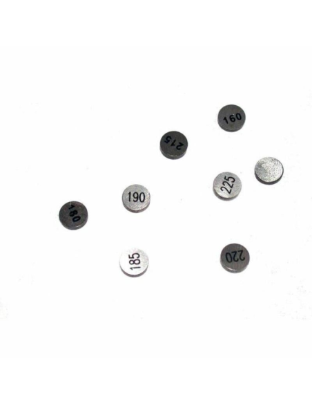 Jeu de 2 pastilles de soupape TOURMAX Ø29mm