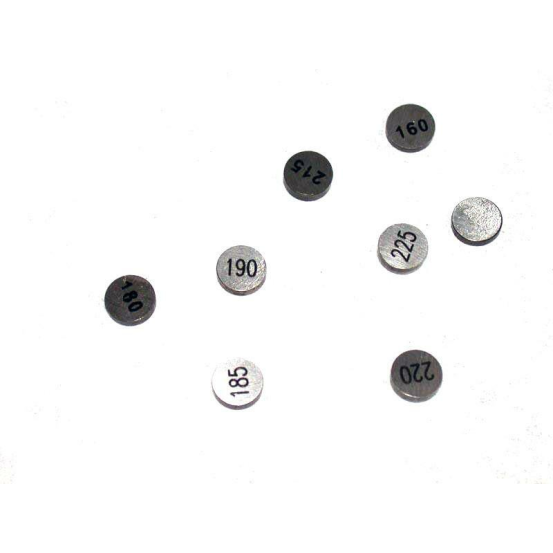 Jeu de 2 pastilles de soupape TOURMAX Ø29x2.65mm