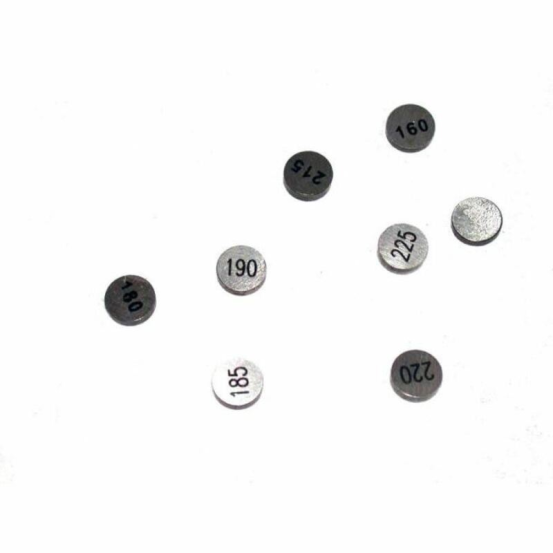 Jeu de 2 pastilles de soupape TOURMAX Ø29X2,8mm
