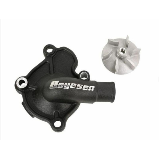 Carter de pompe a eau BOYESEN Noir avec hélice KTM 125 / 150 SX 2016 - 2020 Husqvarna 125 TC 2016 - 2020