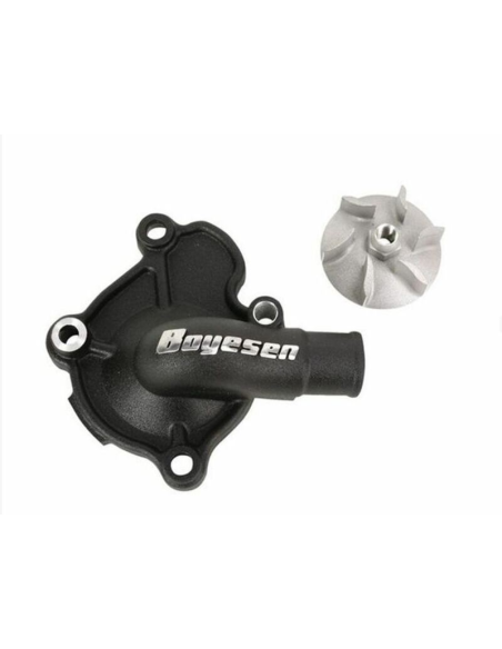 Carter de pompe a eau BOYESEN Noir avec hélice KTM 125 / 150 SX 2016 - 2020 Husqvarna 125 TC 2016 - 2020