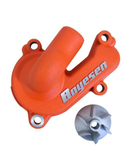 Carter de pompe a eau BOYESEN Orange avec hélice KTM 125 / 150 SX 2016 - 2020 Husqvarna 125 TC 2016 - 2020