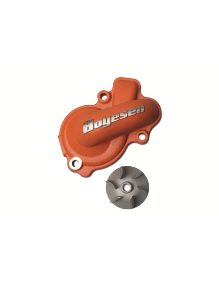 Carter de pompe a eau BOYESEN Orange avec hélice KTM 450 SXF 2006 - 2015 450 EXC 2012 - 2016 500 EXC 2012 - 2016