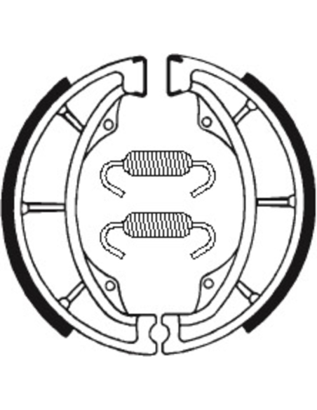 Mâchoires de frein BA 014