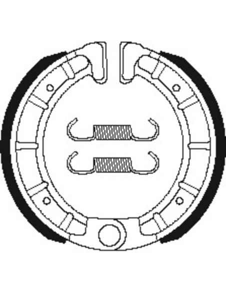 Machoires de frein BA 206