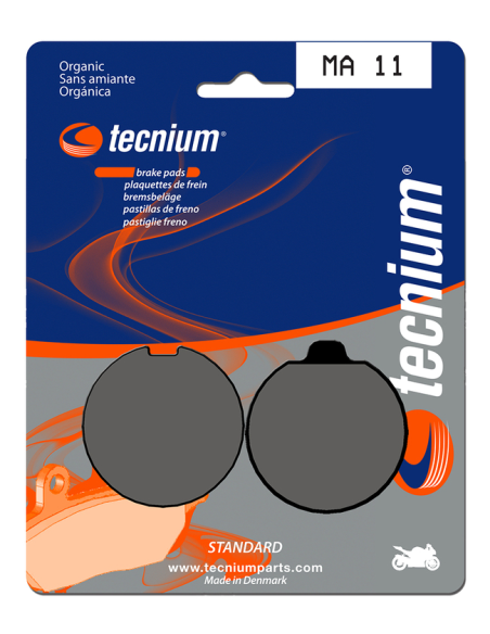 Plaquettes de frein avant/arrière TECNIUM MA 11