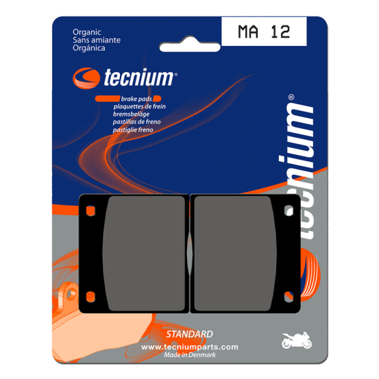 Plaquettes de frein arrière TECNIUM MA 12