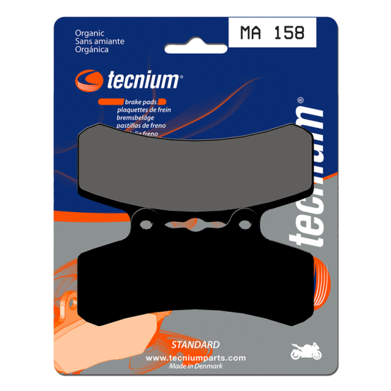 Plaquettes de frein avant/arrière TECNIUM MA 158
