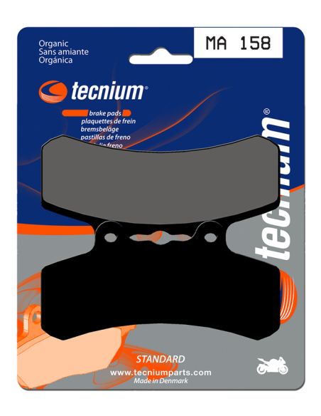 Plaquettes de frein avant/arrière TECNIUM MA 158
