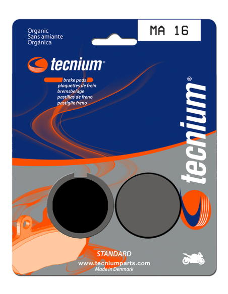 Plaquettes de frein avant TECNIUM MA 16