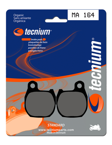 Plaquettes de frein avant/arrière TECNIUM MA 164