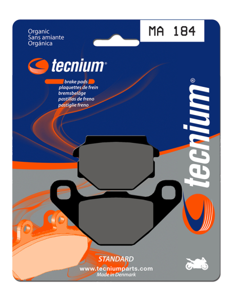 Plaquettes de frein arrière TECNIUM MA 184
