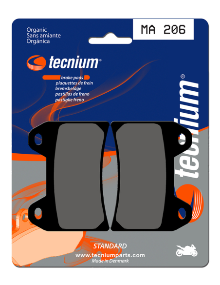 Plaquettes de frein avant TECNIUM MA 206